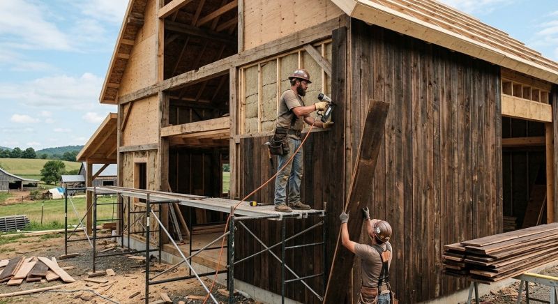 Barn Siding Installation in Lebanon, ME