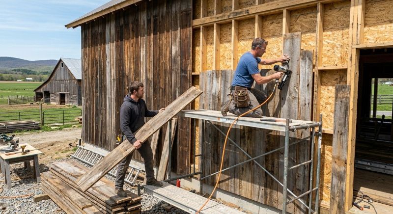 Barn Siding Installation in New Durham, NH