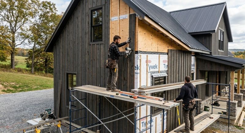 Barn Siding Installation in Northwood, NH