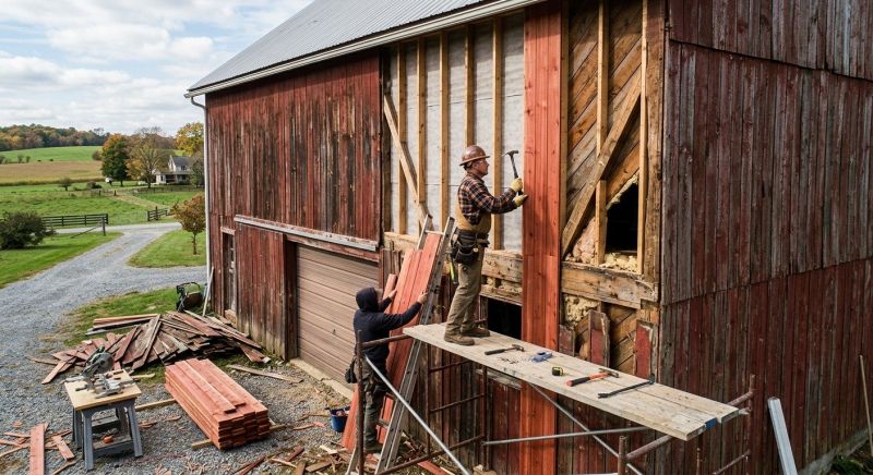 Barn Siding Replacement in Ogunquit, ME