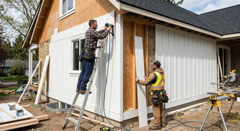 Board And Batten Installation in Barrington, NH