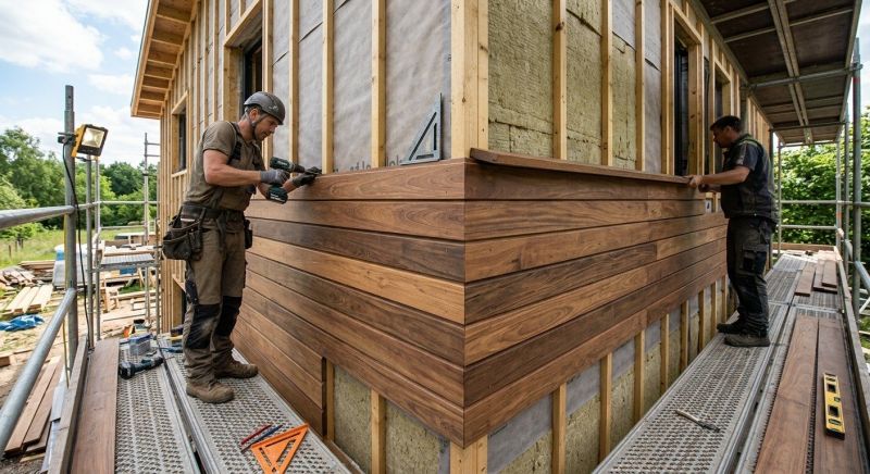 Cedar Cladding Installation in Dover, NH