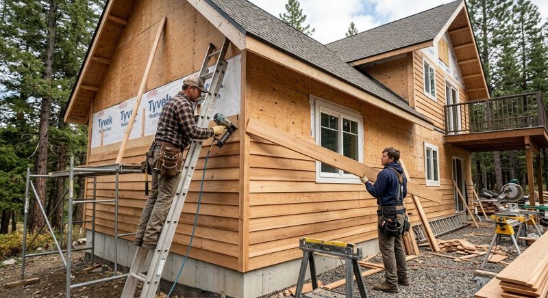 Cedar Siding Installation in Barrington, NH