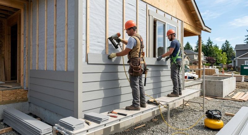 Cement Siding Installation in Durham, NH