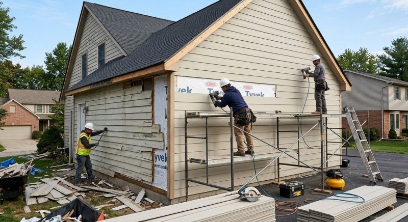 Cement Siding Replacement in Danville, NH