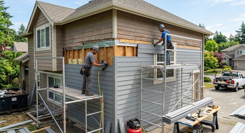 Cement Siding Replacement in Rye, NH