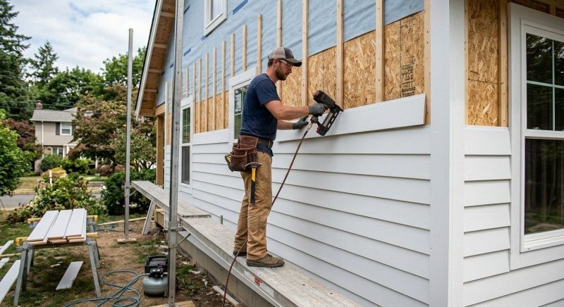 Clapboard Siding Installation in Dover, NH