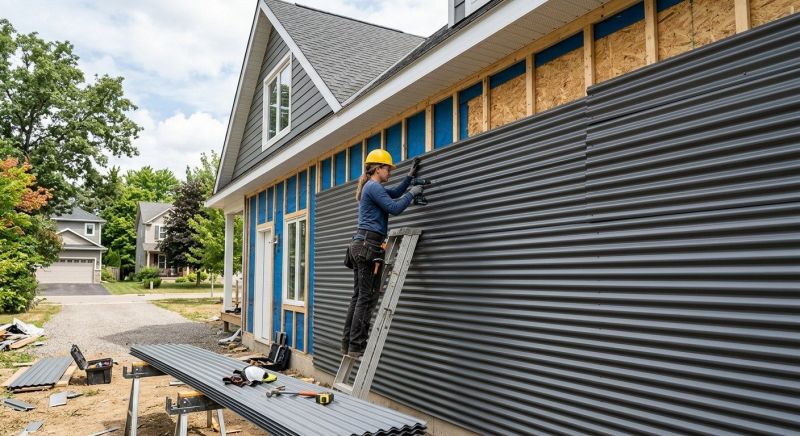 Corrugated Siding Installation in Dover, NH