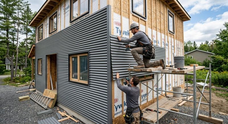 Corrugated Siding Installation in Dover, NH