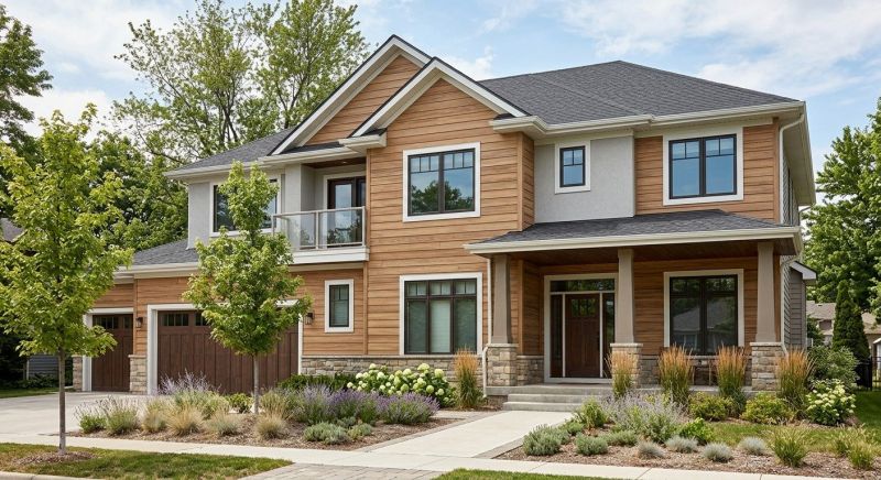 Faux Wood Siding Installation in Kittery, ME