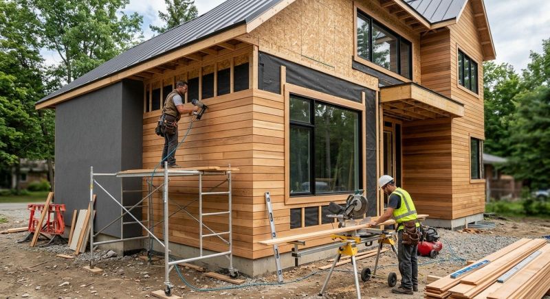 Faux Wood Siding Installation in Salisbury, MA