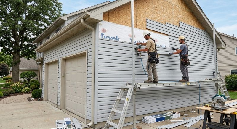 Garage Siding Installation in Dover, NH