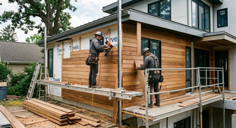 Hardwood Siding Installation in Cape Neddick, ME