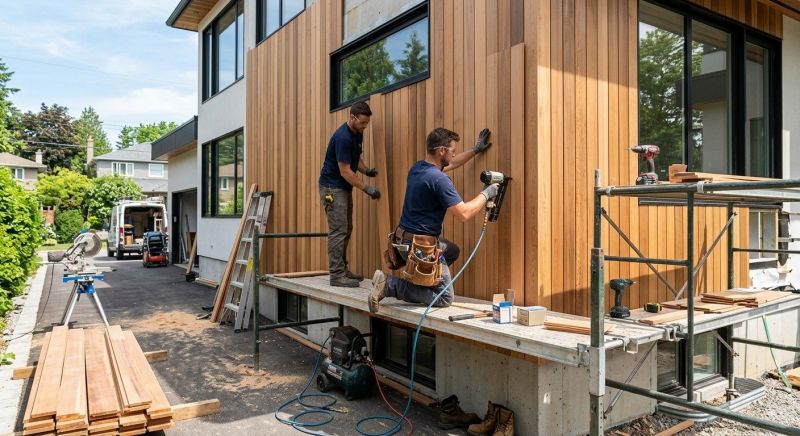 Hardwood Siding Installation in Durham, NH