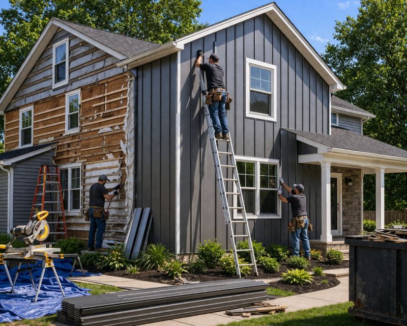 Horizontal Siding Installation in Dover, NH