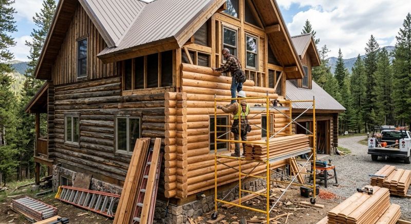 Log Siding Installation in Newmarket, NH
