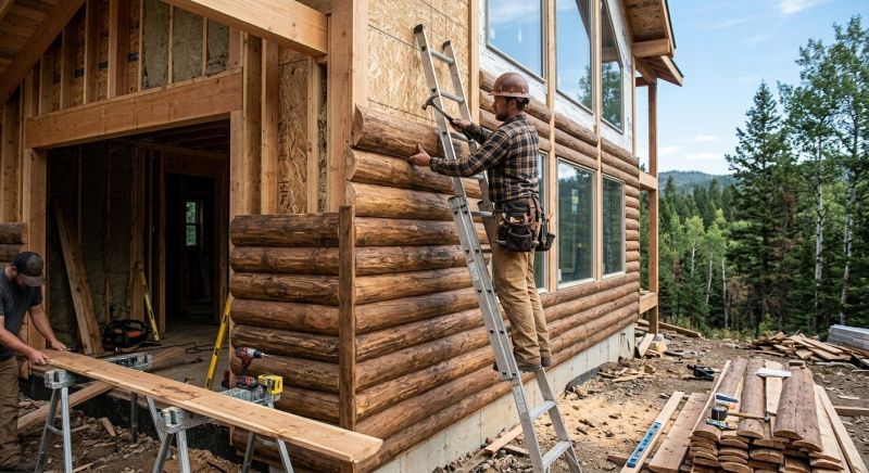 Log Siding Installation in North Berwick, ME