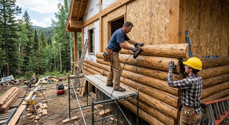 Log Siding Replacement in Dover, NH