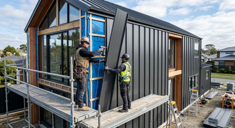 Metal Cladding Installation in Dover, NH