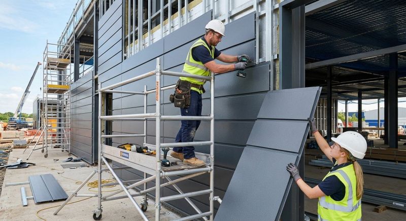 Metal Cladding Installation in Dover, NH