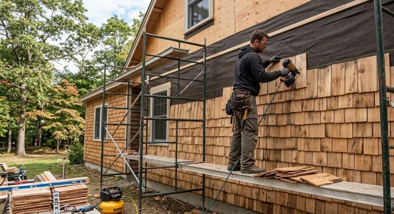 Shake Siding Installation in Dover, NH
