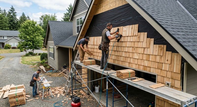 Shake Siding Installation in Dover, NH