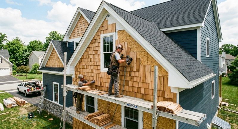 Shake Siding Installation in Raymond, NH