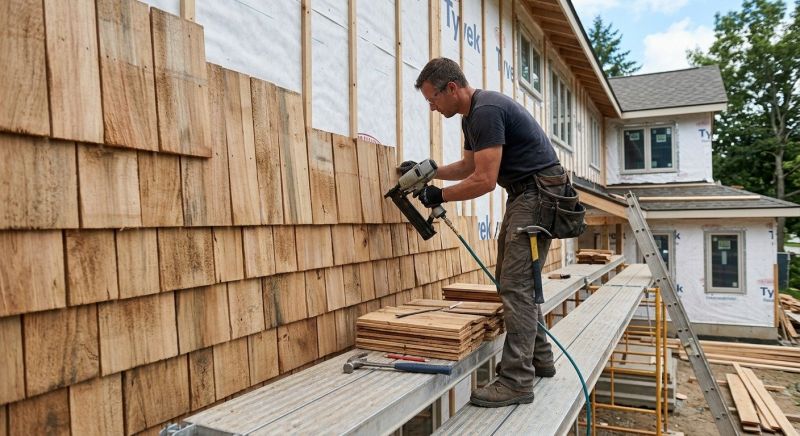Shingle Siding Installation in Dover, NH