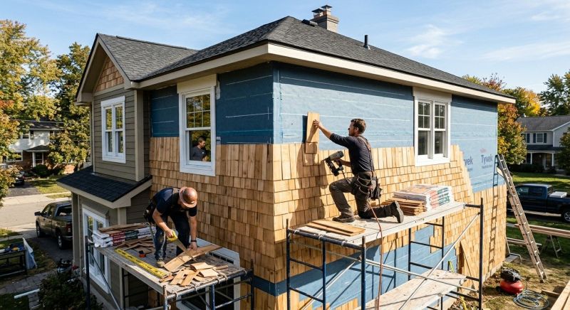 Shingle Siding Installation in Dover, NH