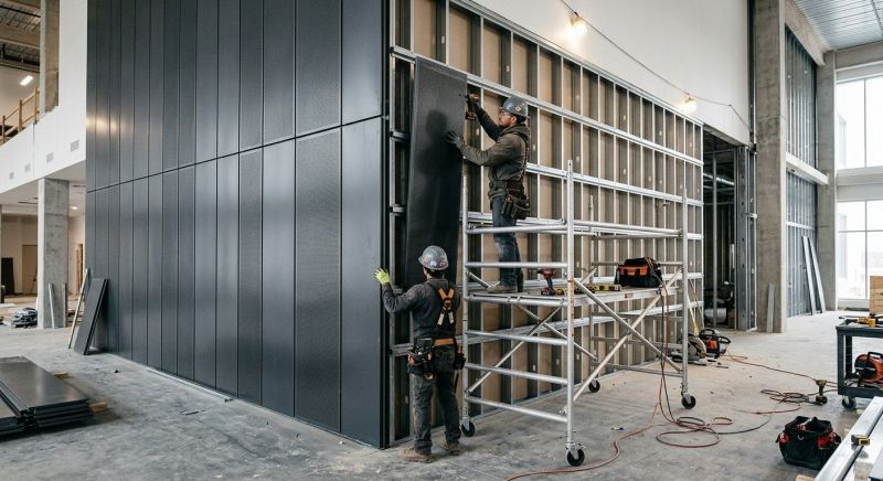 Steel Cladding Installation in Dover, NH