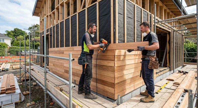 Wood Cladding Installation in Kittery, ME
