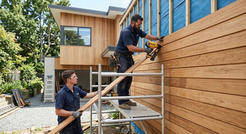 Wood Cladding Installation in Portsmouth, NH