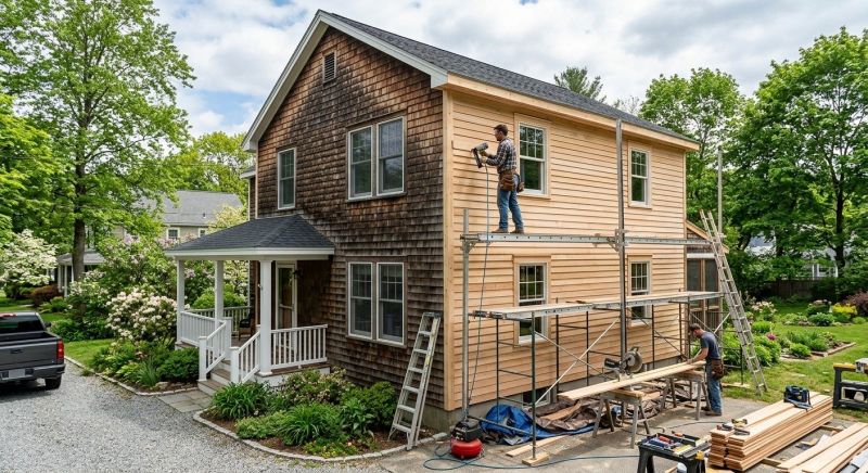 Wood Siding Replacement in York, ME